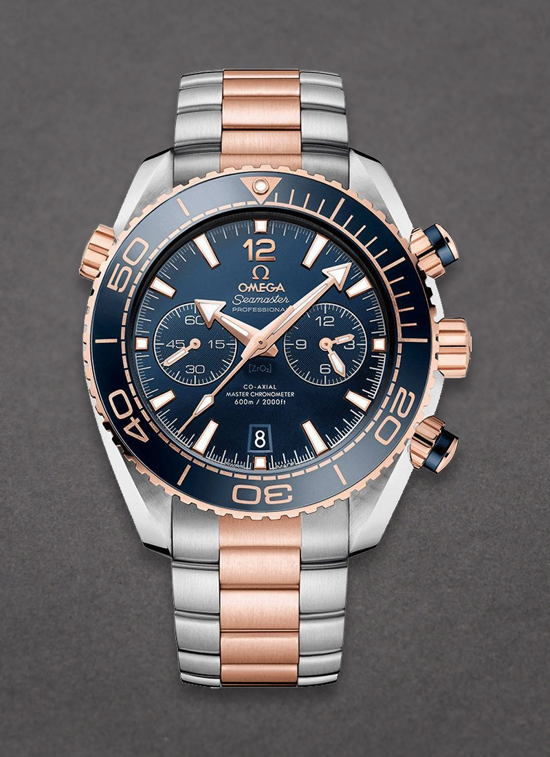 Omega Seamaster Planet Ocean 600m Mens 45.5mm Automatic in Steel and Rose Gold