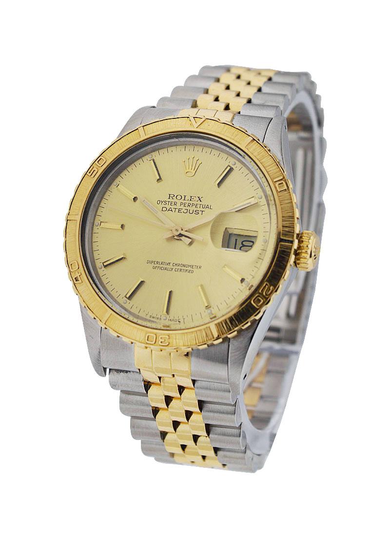 16253_used_champ_stick Rolex Datejust 36mm 2 Tone SS/YG with Jubilee / O Graph | Essential