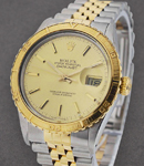 Datejust 2-Tone 36mm with Thunderbird Bezel on Jubilee Bracelet with Champagne Stick Dial