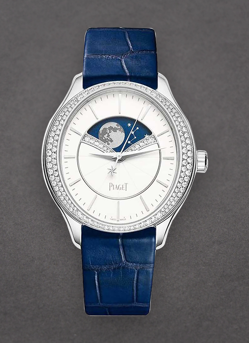 Piaget Limelight Stella Ladies 36mm Automatic in White Gold with Diamond Bezel