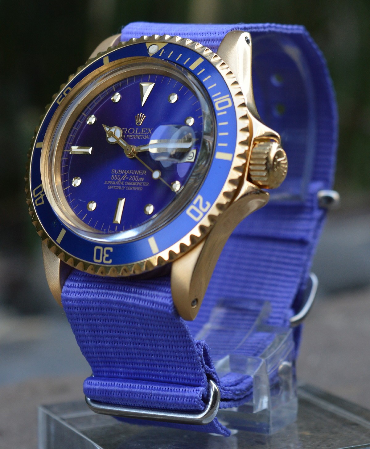 Rolex Submariner Blue Gold