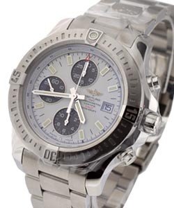 Colt Chronograph in Steel on Steel Bracelet with Silver Dial and Black Subdials