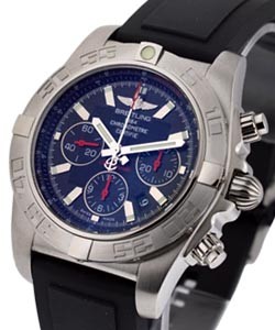 Chronomat Automatic in Steel - Limited Edition of 2000 Pieces  on Black Rubber Strap with Black Dial 