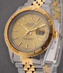 Datejust 36mm in Steel with Yellow Gold Thunderbird Bezel on Jubilee Bracelet with Champagne Stick Dial