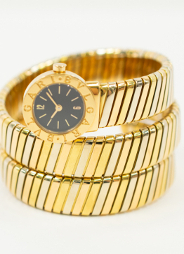 Bvlgari BB191T Tubogas 19mm in Tri Gold BB191T