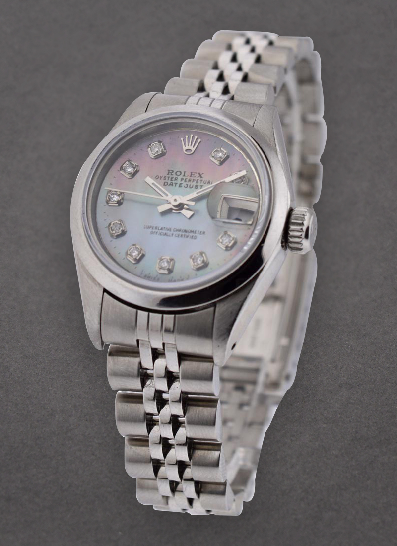 Pre-Owned Rolex Lady's Datejust in Steel with Smooth Bezel