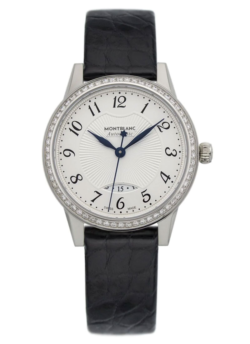 Montblanc Boheme Date Ladies 37mm Automatic in Steel with Diamond Bezel