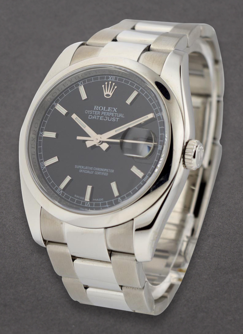 Pre-Owned Rolex Datejust 36mm in Steel with Domed Bezel