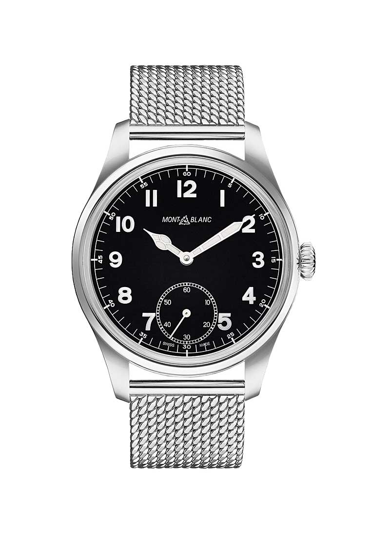 Montblanc 1858 Classic Small Seconds Mens 47mm Manual in Steel