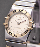 Constellation 95 Ladies 27mm Quartz  in 2-Tone Steel and YG on Bracelet - Sandy Champagne Diamond Dial