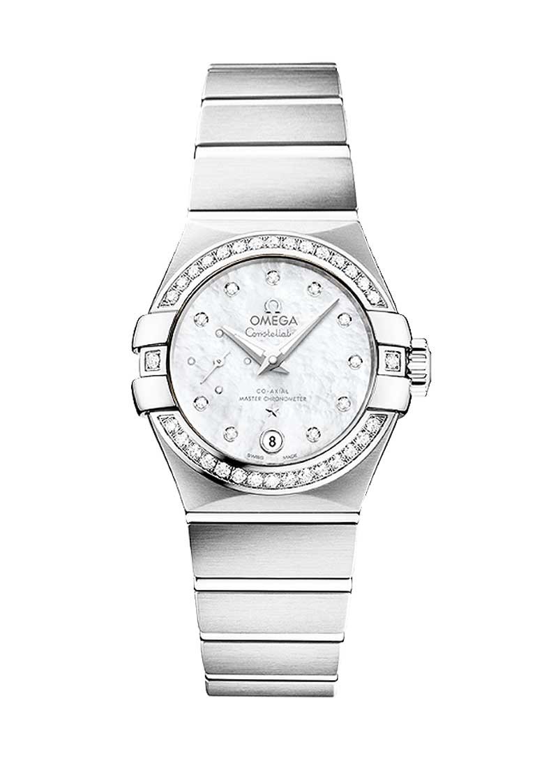 Omega Constellation Date Ladies 27mm Automatic in Steel