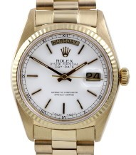 Pre-Owned Rolex President - 36mm - Yellow Gold - Fluted Bezel