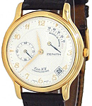 Chronomaster Elite HW Power Reserve 36mm in Yellow Gold on Crocodile Leather Strap with Silver Dial