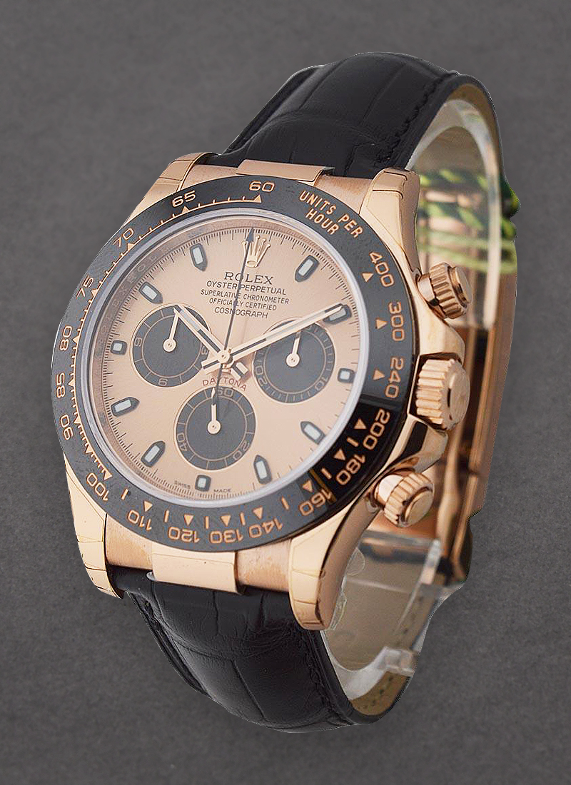 Rolex Unworn Daytona Cosmograph in Rose Gold with Black Ceramic Bezel