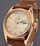 Vintage Rose Gold President from the 60's Ref 1803 -  Plastic Crystal - Original Dial