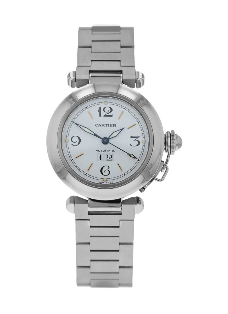 W31044M7 Cartier Pasha 35mm Steel | Essential Watches