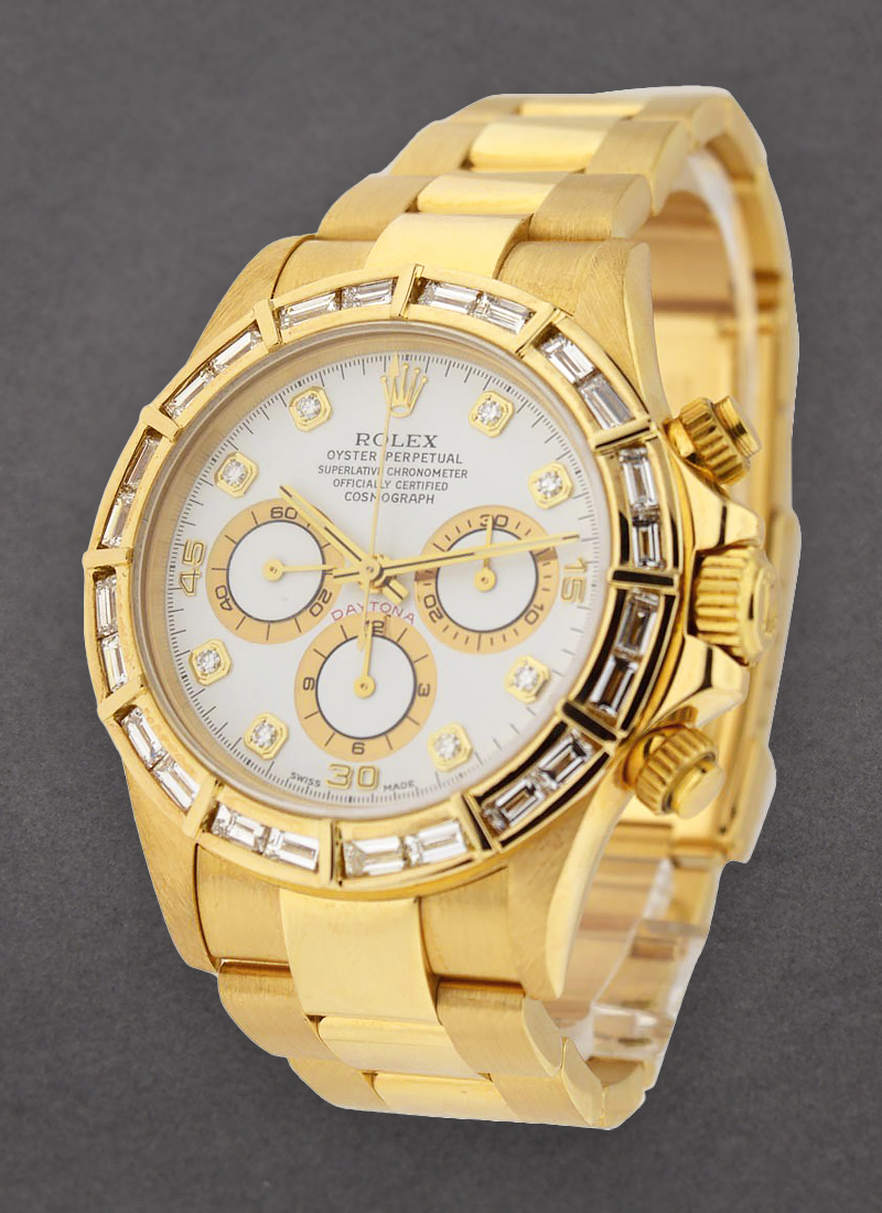 Pre-Owned Rolex Daytona - Custom Baguette Bezel