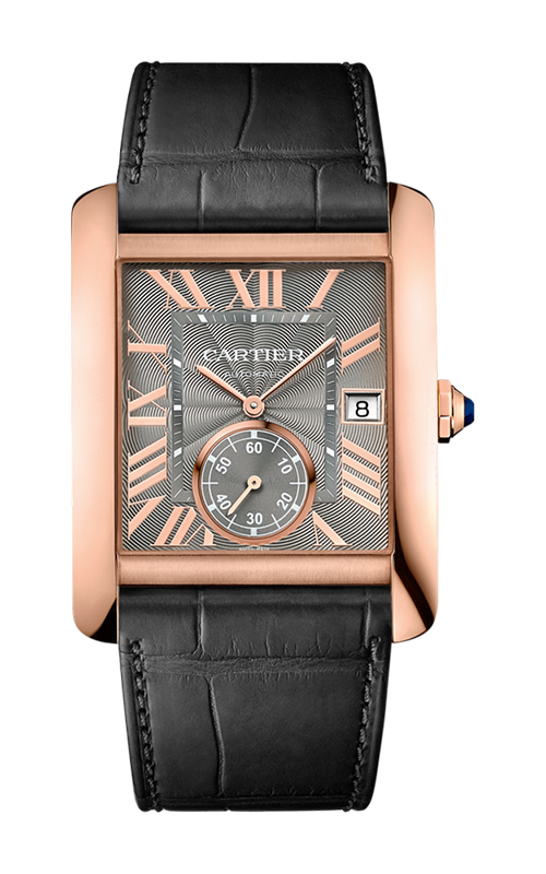Cartier Tank MC Date Mens 44mm Automatic in Rose Gold