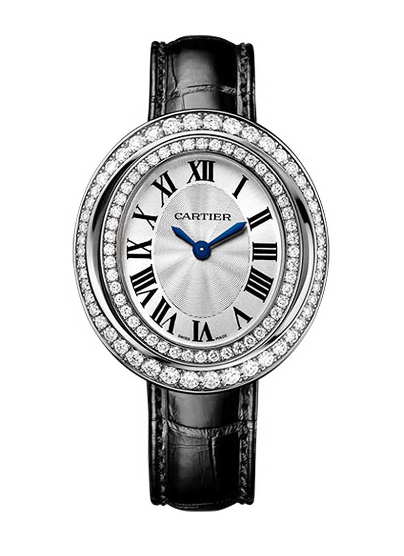 Cartier Hypnose Ladies  Quartz - White Gold - Diamond Bezel