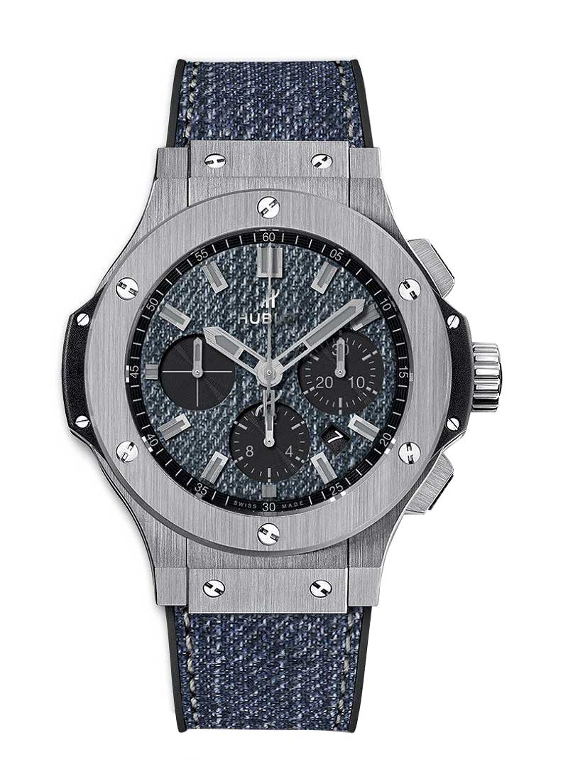 Hublot Big Bang Jeans Mens 44mm Automatic in Steel