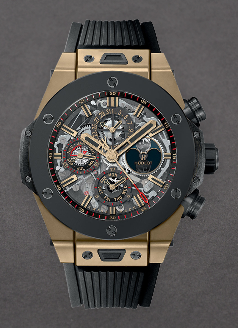 Hublot Big Bang Unico Perpetual Calendar Mens 45mm Automatic in King Gold