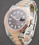 Yacht-master 2-Tone Large Size on Oyster Bracelet with Chocolate Brown Dial