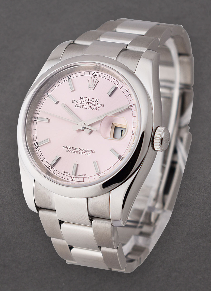 Rolex Unworn Datejust 36mm in Steel with Domed Bezel