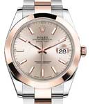 Datejust 41mm in 2-Tone on 2-Tone Oyster Bracelet with Sundust Index Dial