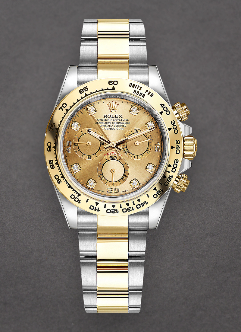 Rolex Unworn Daytona Cosmograph 2 Tone in Steel with Yellow Gold Bezel