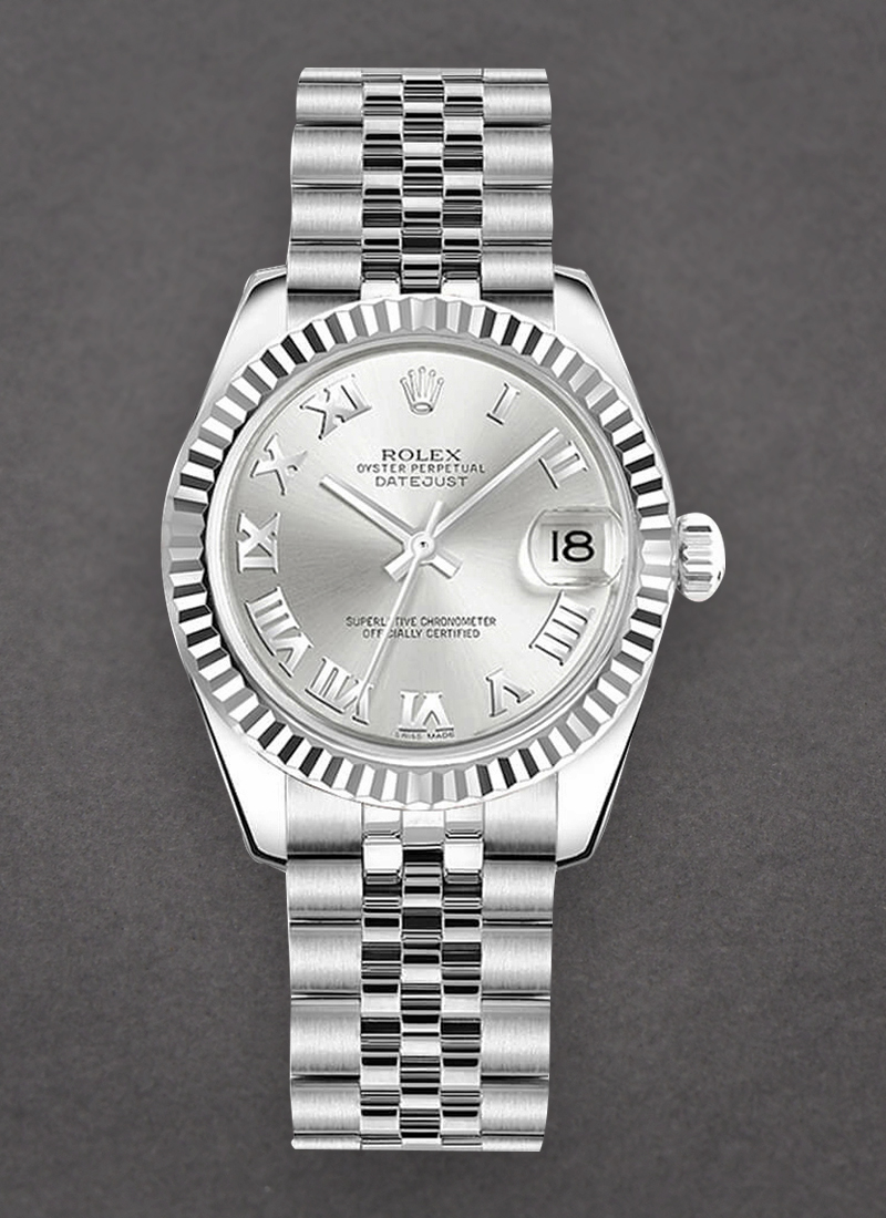 Rolex Unworn Datejust in Steel with Fluted Bezel