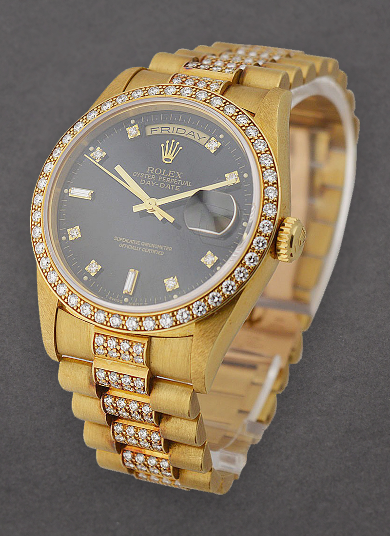 Pre-Owned Rolex President - Day-Date - Platinum - Domed Bezel