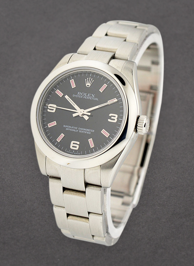 Pre-Owned Rolex Mid Size - Oyster Perpetual - Steel - Domed Bezel