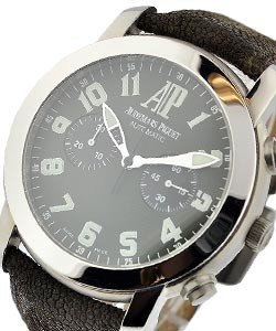 Jules Audemars Double X 6th Day Arnold Schwarzenegger in Titanium on Black Kevlar Strap with Green Dial