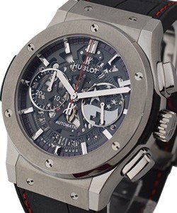 Classic Fusion Anniversary Aero in Titanium on Black Alligator Leather Strap with Skeleton Dial - Limited to 65pcs