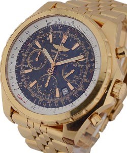 Bentley Motors T Chronograph in Rose Gold on Bracelet with Black Dial - 500pcs Made