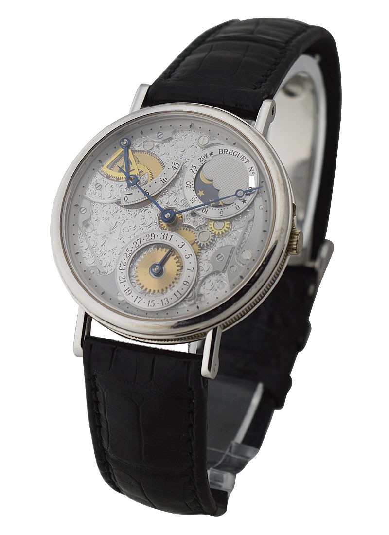 Breguet Classique Power Reserve with Engraved Skeleton Dial