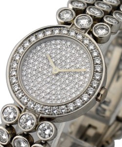 Premier Lady's with Pave Diamond Dial on Platinum Full Diamond Bracelet