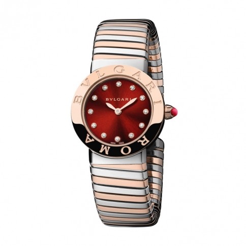 Bvlgari Roma Tubogas in Steel and Rose Gold 