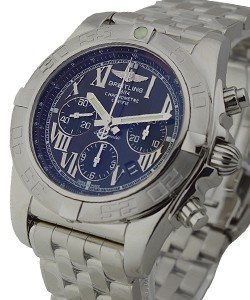 Chronomat 44 Automatic Chronograph Steel on Bracelet with Black Roman Dial on Steel Bracelet
