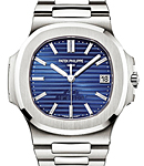 Nautilus 5711P Platinum 40th Anniversary    Platinum Bracelet with Blue Dial