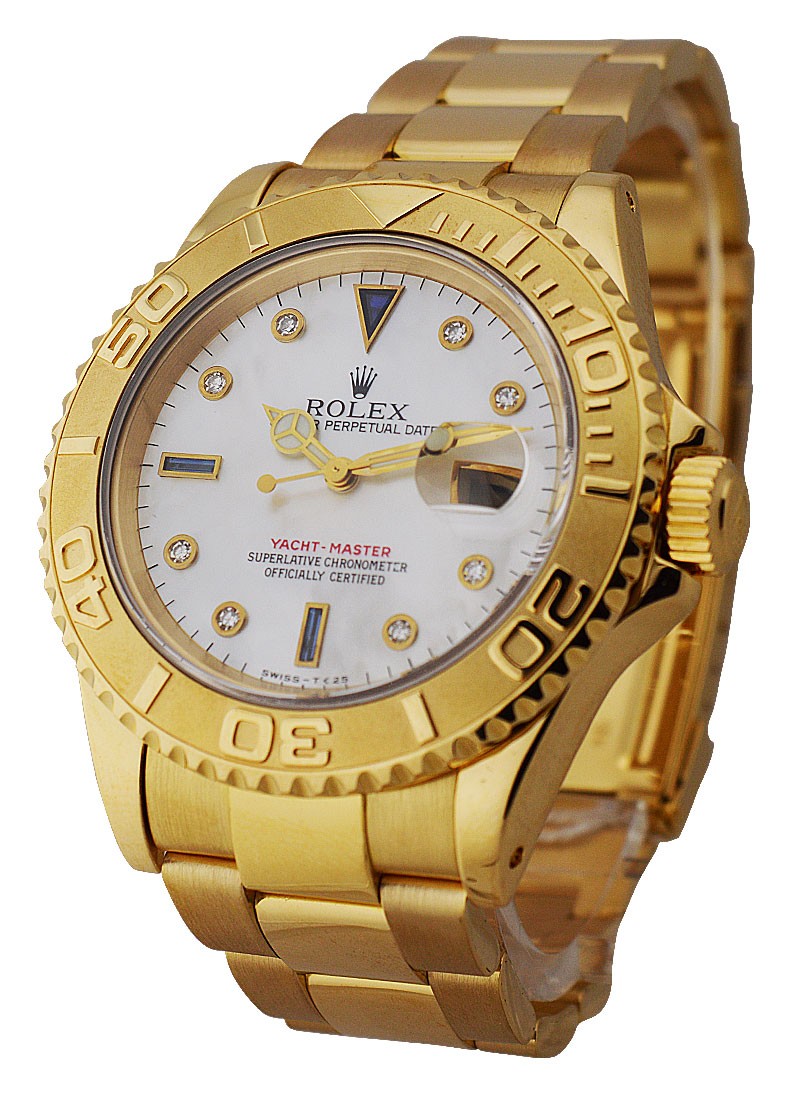 Pre-Owned Rolex Yacht-master Large Size 40mm in Yellow Gold
