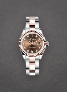 Rolex Unworn 279171CHODO Datejust 28mm Automatic in Steel with Rose Gold Fluted Bezel 279171CHODO