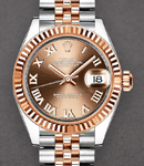 2-Tone Datejust Ladies 28mm on Jubilee Bracelet  with Chocolate Roman Dial