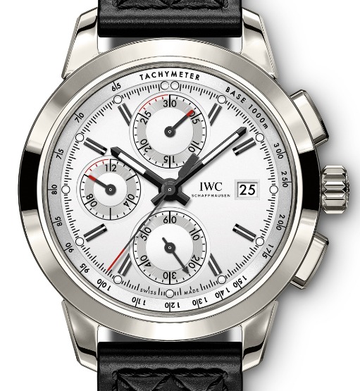 Ingenieur Chronograph Edition W125 in Titanium On Black Cushion Leather Strap with Silver Dial