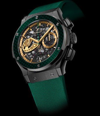 Classic Fusion Aerofusion Chronograph WBC - Limited Edition of 50 pcs. Ceramic on Green Strap