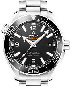 Planet Ocean 600M Co-Axial Mens 39.5mm Automatic in Steel on Steel Bracelet with Black Dial