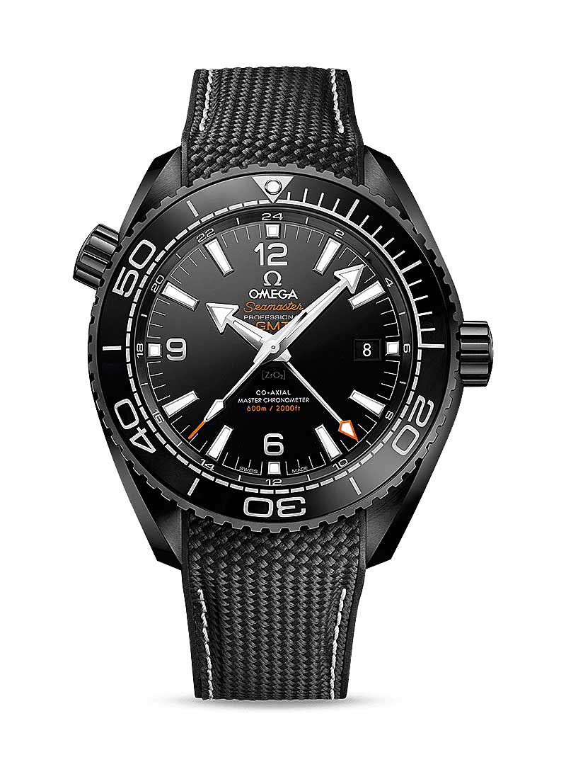 Omega Seamaster Planet Ocean Master Chronometer GMT in Black Ceramic