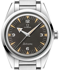 Railmaster Aqua Terra  38mm in Steel 60th Anniversary Limited Edition On Steel bracelet with Black Dial