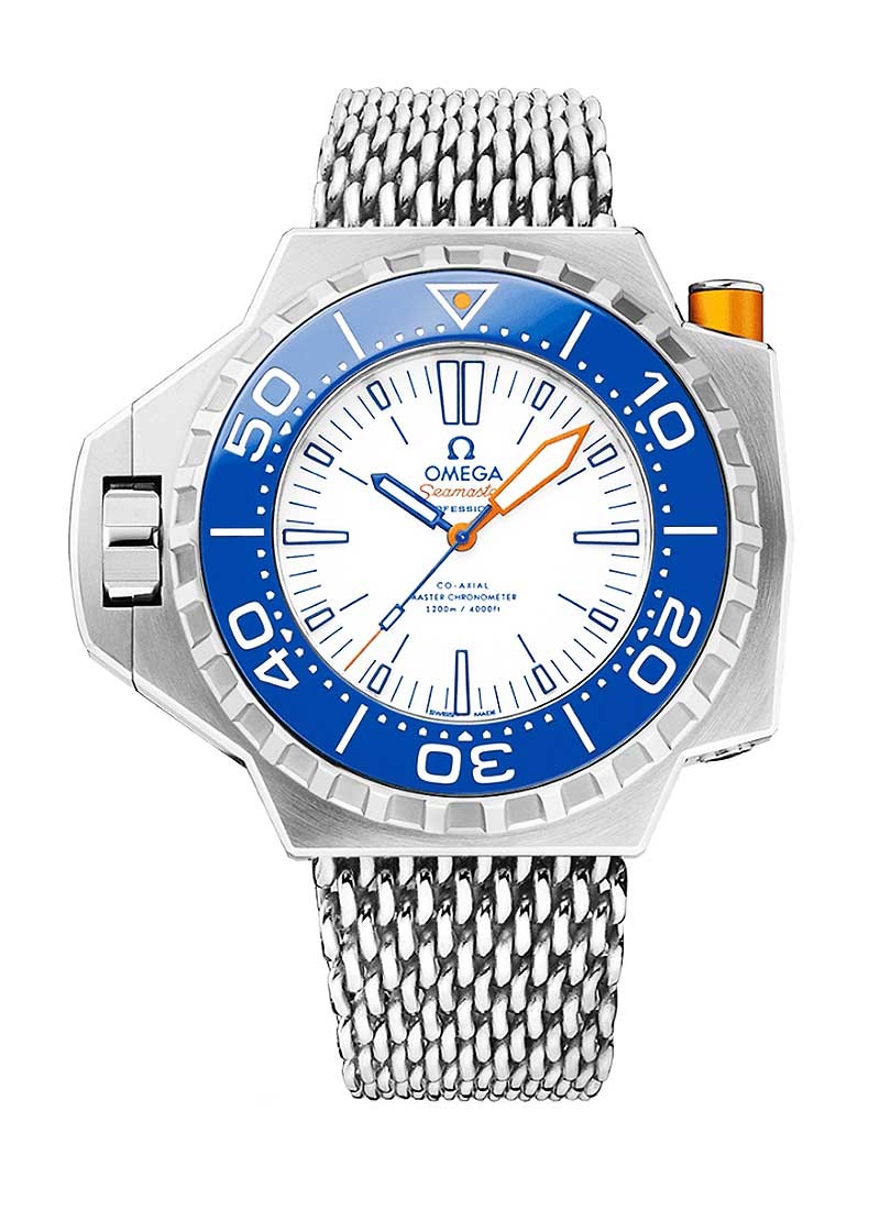 Omega Seamaster Ploprof Co-Axial Master Chronometer Automatic in Titanium - Blue Bezel