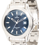 Seamaster 120M Mens 36.25mm Automatic in Steel On Steel Bracelet with Blue Dial